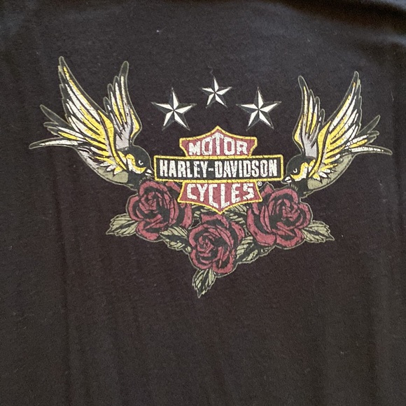 Harley-Davidson open shoulder top - Picture 3 of 5